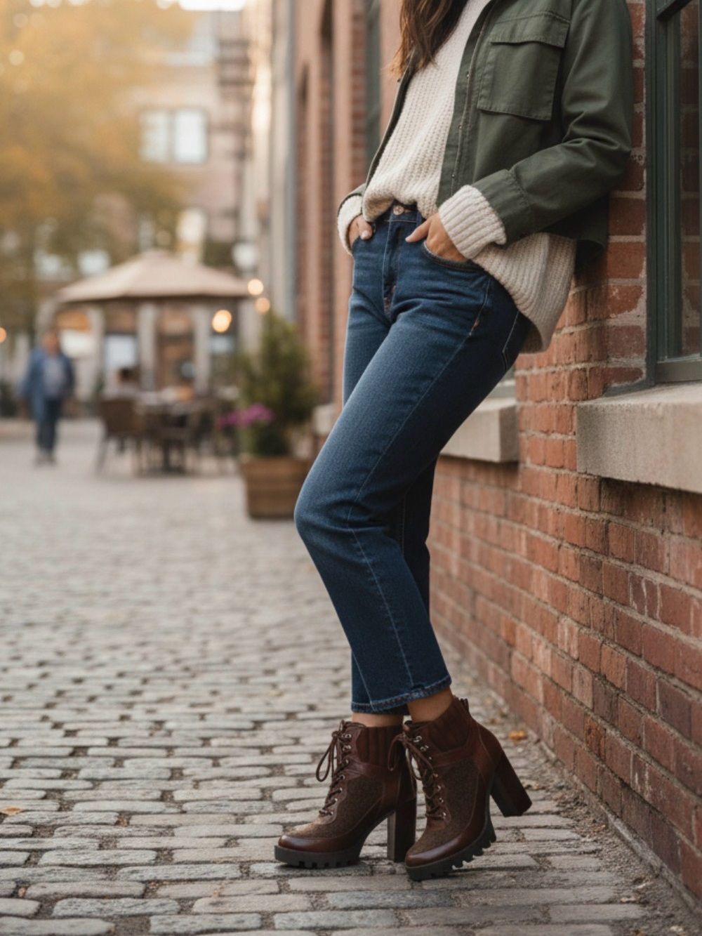 Antonio Melani Women's PEARCE Brown Ankle Boots